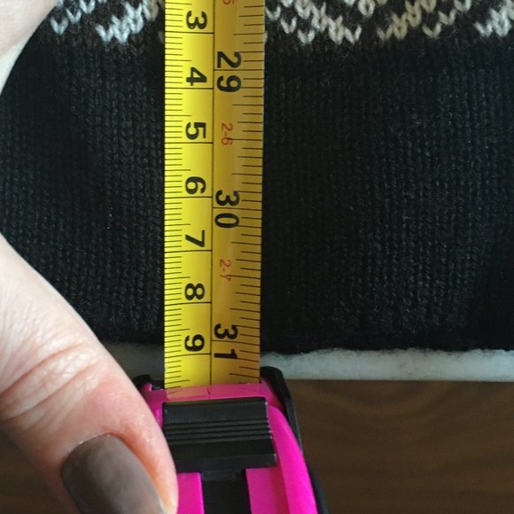 New! Mark knit long open cardigan black brown - Picture 12 of 12